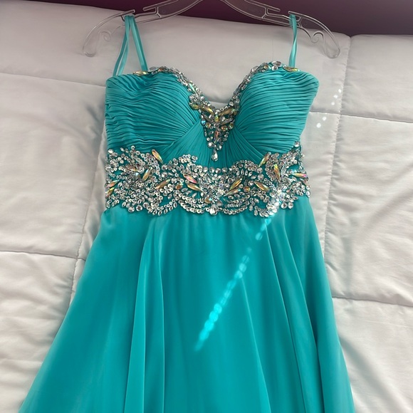 Blue Prom Dress - Picture 1 of 3